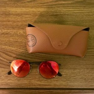 Ray Ban round metal women’s sunglasses